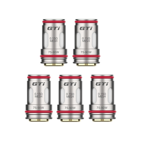 Résistances GTI 0.15 ohm - Vaporesso - Pack de 5
