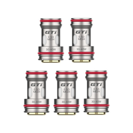 Résistances GTI 0.5 ohm - Vaporesso - Pack de 5