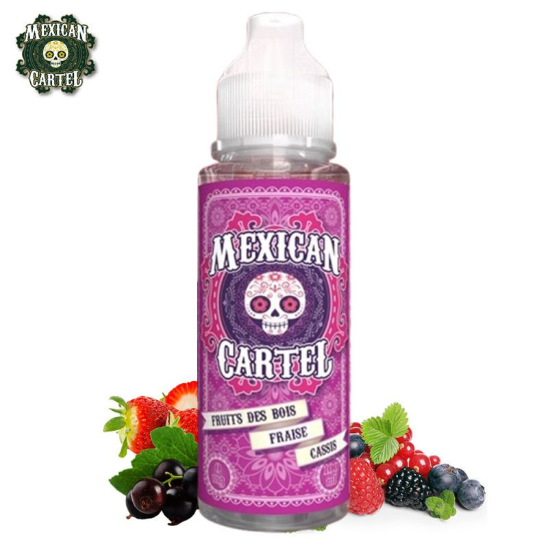 Fruits des Bois Strawberry Blackcurrant 100ml - Mexican Cartel