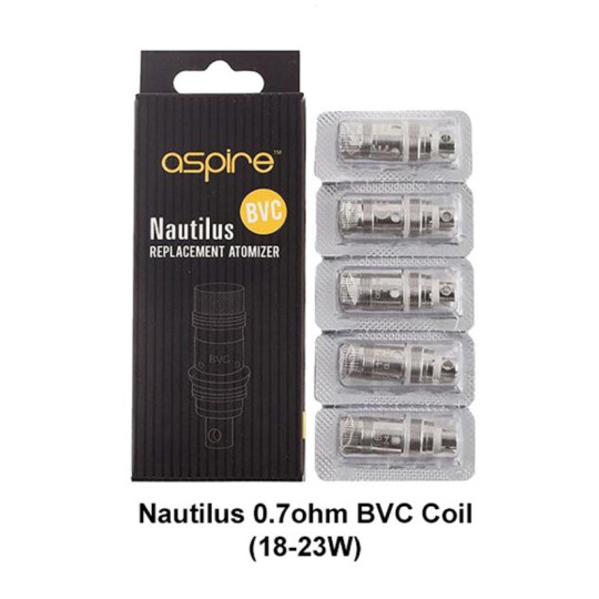 Nautilus BVC Coils - Aspire - 0.7 Ohm Pack of 5