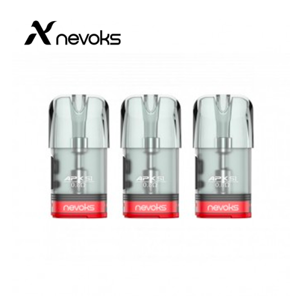 Pack de 3 Pods 2ml APX - Nevoks - 0.8 Ohm - Cartouches de remplacement