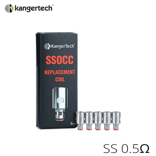 SSOCC Coils - Kangertech - 0.5 Ohm Pack of 5