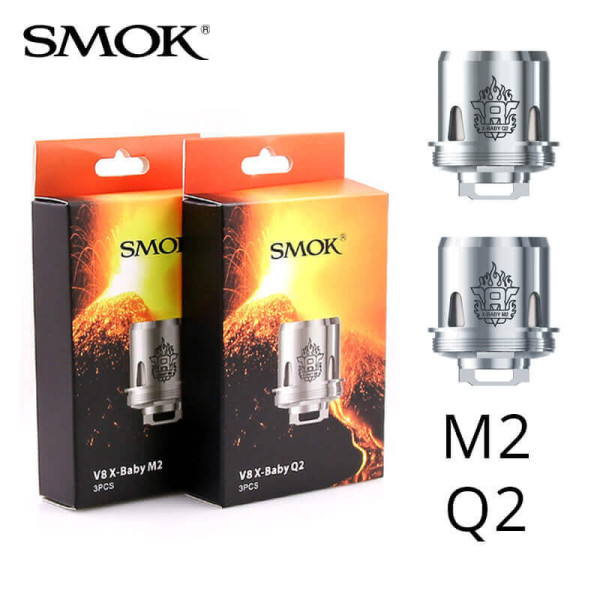 TFV8 X Baby Q2 Coil-coils - Smok - 0,4 Ohm, set van 3