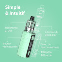 Kit GOZee Starter 2100mAh - Innokin - Gris : Batterie Longue Durée, Résistances Z-Coil, Réservoir 3.5ml