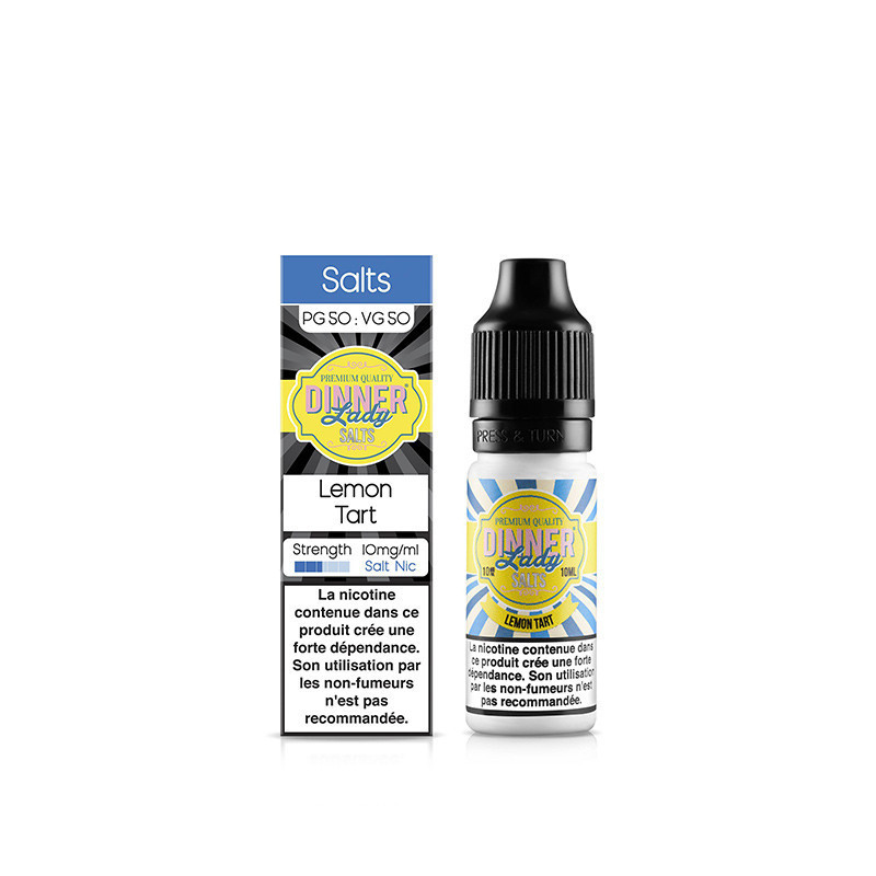 Lemon Tart Salt Nic 10 ml – Dinner Lady