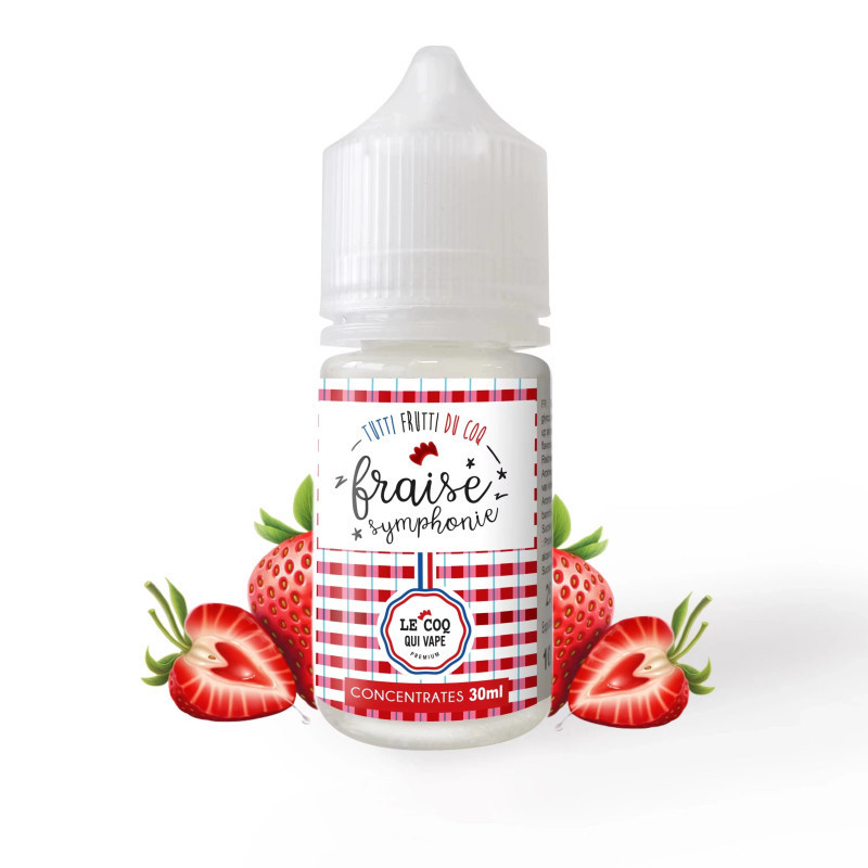 Arôme DIY Fraise Symphonie 30ml - Le Coq Qui Vape
