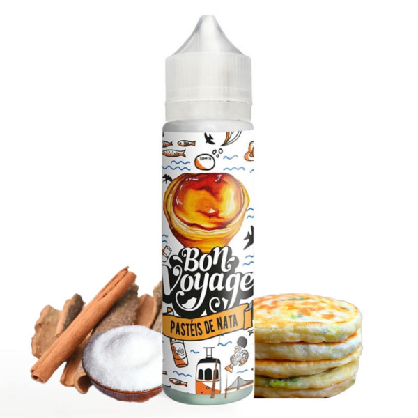 Pasteis De Nata 50ml - Bon Voyage - Le Coq Qui Vape