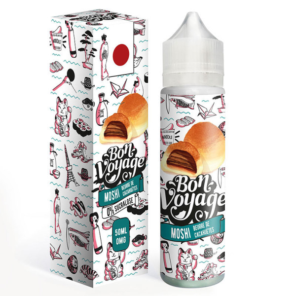 Moshi Pindakaas 50 ml - Bon Voyage - Le Coq Qui Vape
