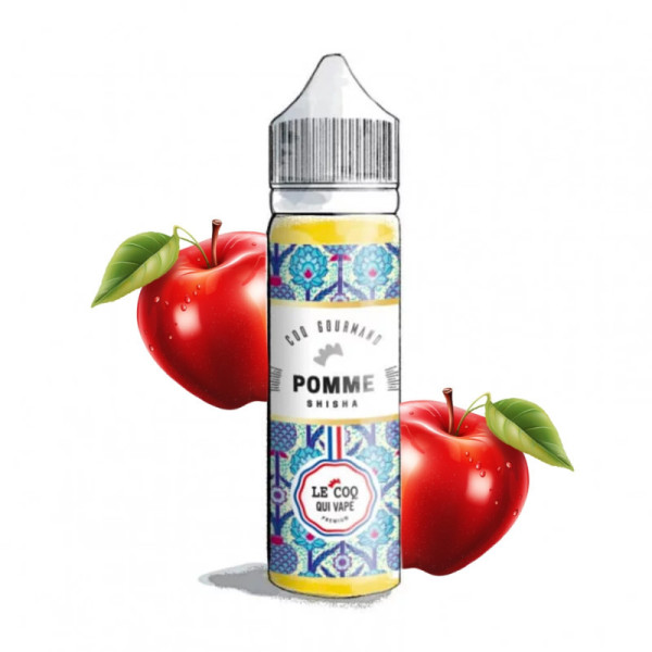 Pomme Shisha 50ml - Le Coq Qui Vape