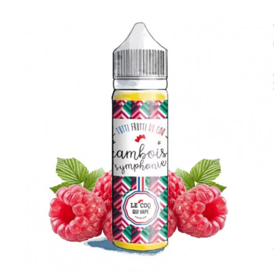 Framboise Symphonie 50ml - Tutti frutti du Coq - Le Coq Qui Vape