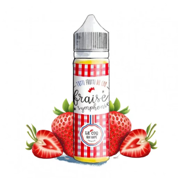 Fraise symphonie 50ml - Bon Voyage - Tutti frutti du Coq - Le Coq Qui Vape