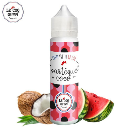 Watermeloen Kokos 50 ml - Tutti Frutti du Coq - Le Coq qui Vape