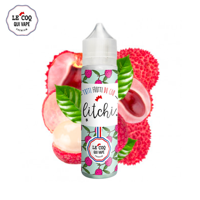 Litchi 50 ml – Tutti Frutti du Coq – Le Coq qui Vape