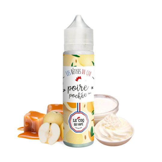 Poire Pochée 50 ml – Les bêtises du Coq – Le Coq qui Vape