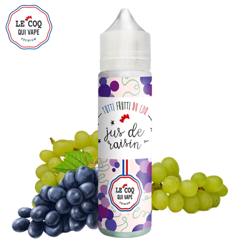 Jus de Raisin 50ml - Tutti Frutti du Coq - Le Coq qui Vape