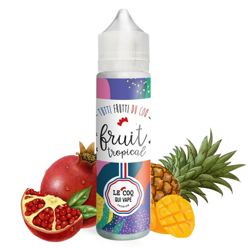 Fruit Tropical 50 ml – Tutti Frutti du Coq – Le Coq qui Vape