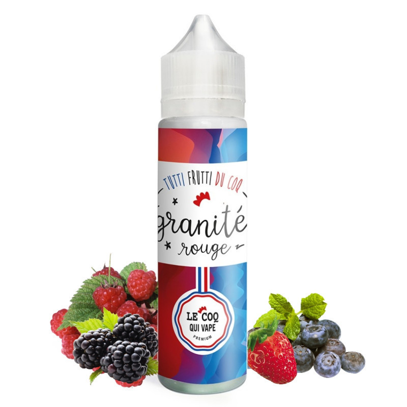 Granité Rouges 50ml - Tutti Frutti du Coq - Le Coq qui Vape