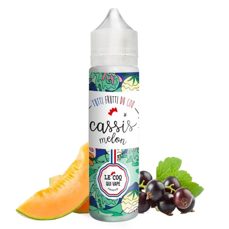 Blackcurrant Melon 50ml - Tutti Frutti du Coq - Le Coq qui Vape
