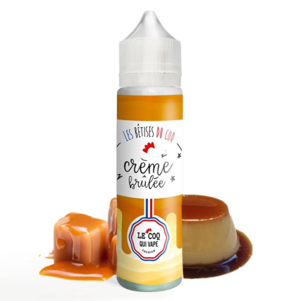 Crème Brulée 50ml - Les Bêtises du Coq - Le Coq qui Vape