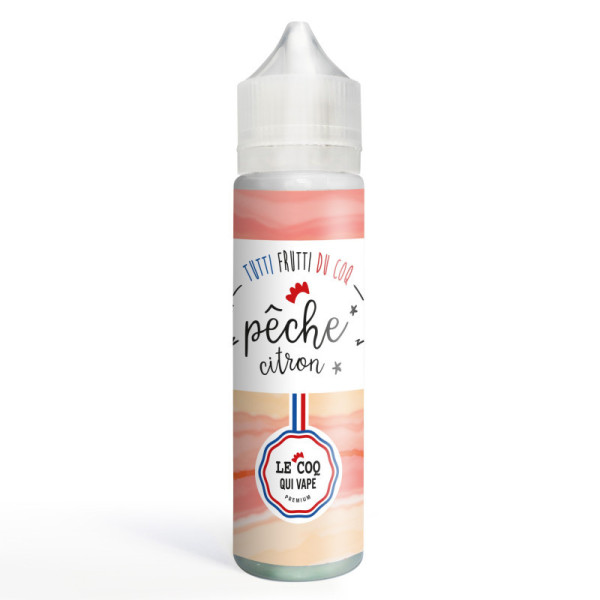 Perzik-Citroen 50 ml - Tutti Frutti du Coq - Le Coq qui Vape