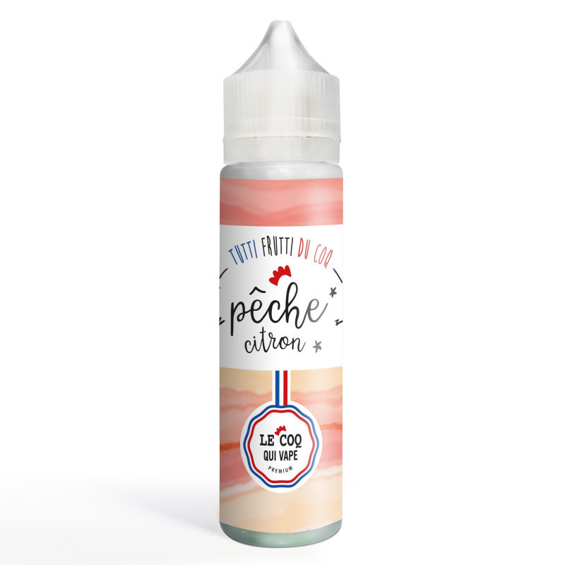 Pêche Citron 50ml - Tutti Frutti du Coq - Le Coq qui Vape