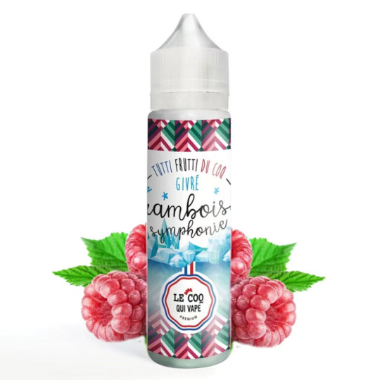 Himbeere Symphonie Givré 50 ml – Tutti Frutti du Coq – Le Coq qui Vape