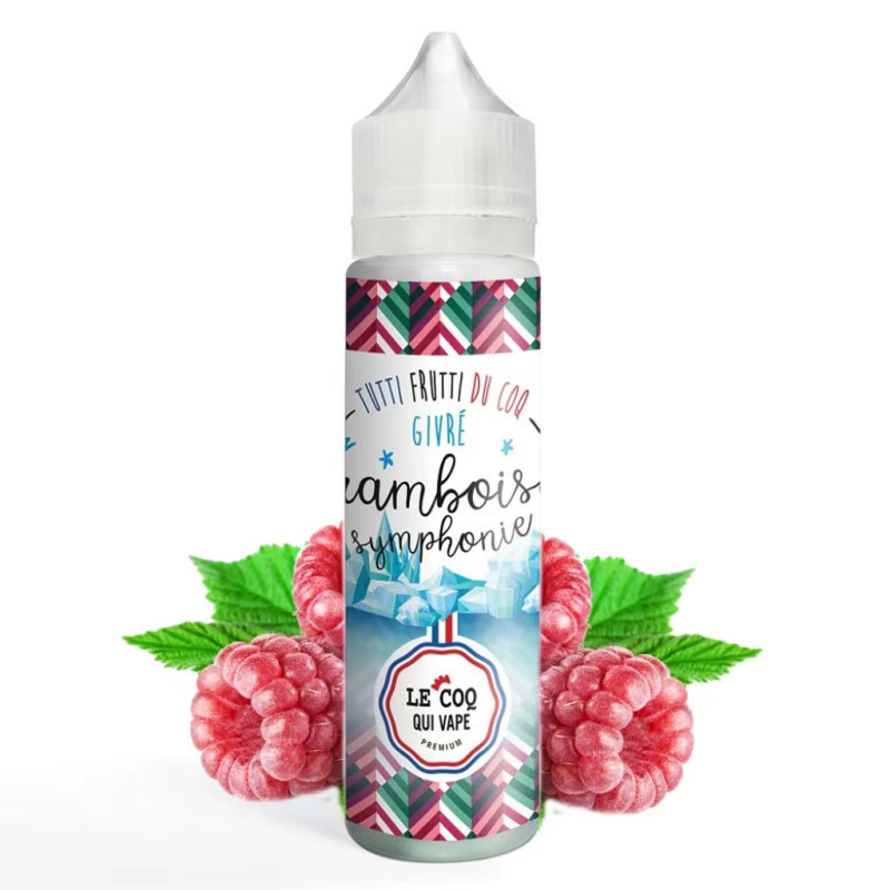 Himbeere Symphonie Givré 50 ml – Tutti Frutti du Coq – Le Coq qui Vape