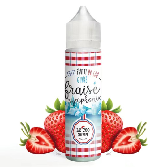 Fraise Symphonie Givré - Tutti Frutti du Coq - Le Coq qui Vape