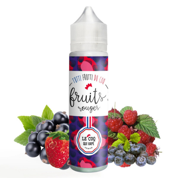 Red Berries 50ml - Tutti Frutti du Coq - Le Coq qui Vape