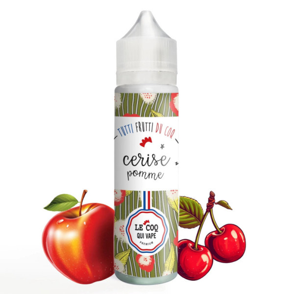 Kirsche-Apfel 50 ml – Tutti Frutti du Coq – Le Coq qui Vape