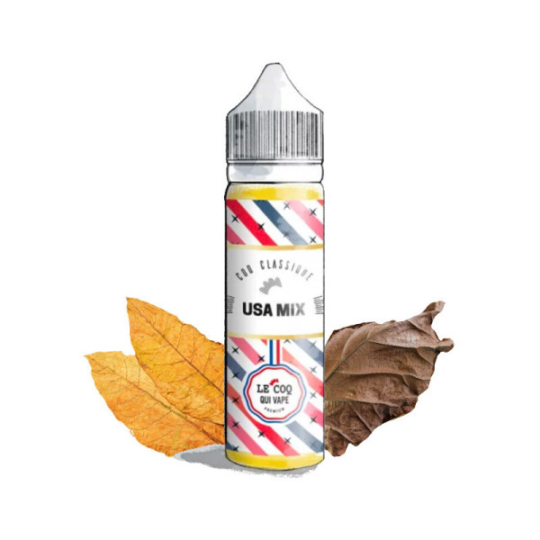 Tabac USA mix 50ml - Le Coq Classique - Le Coq qui Vape