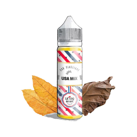 Tabac USA mix 50ml - Le Coq Classique - Le Coq qui Vape