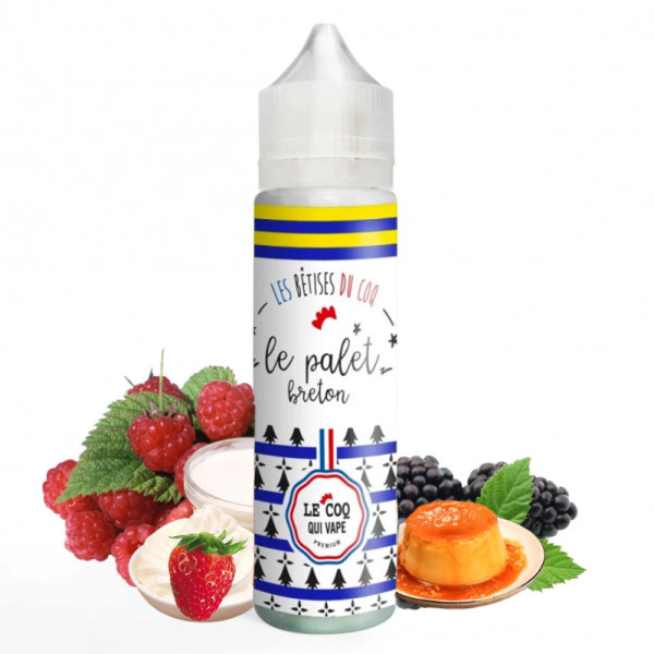 Palet Breton 50 ml - Les Bêtises du Coq - Le Coq qui Vape