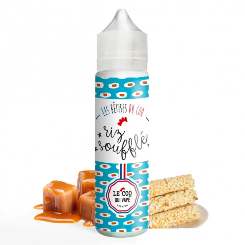 Riz souffle 50ml - Les Bêtises du Coq - Le Coq qui Vape