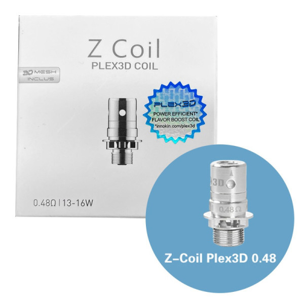 Z-Coil-Widerstände – Zenith Plex3D – Innokin – 0,48 Ohm, 5er-Pack