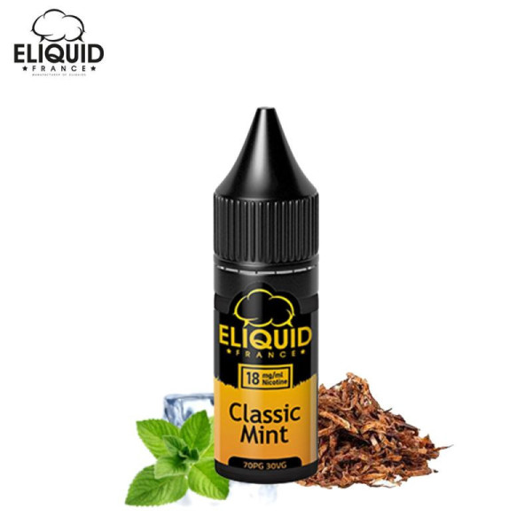 Classic Mint 10 ml – Eliquid France (Erhältlich in 0 mg, 3 mg, 6 mg, 12 mg, 18 mg)