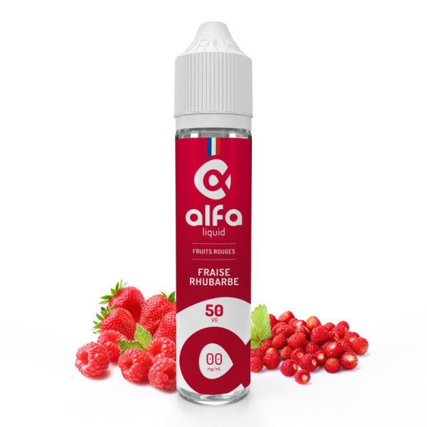 Fraise Rhubarbe 50ml - Alfaliquid Fruités