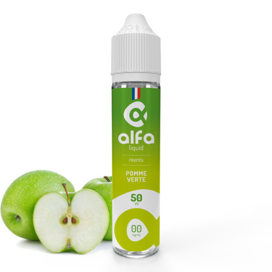 Green Apple 50ml - Alfaliquid Fruit Flavours