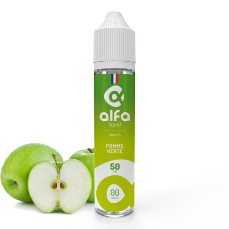 Green Apple 50ml - Alfaliquid Fruit Flavours