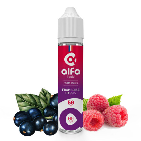 Framboos-cassis 50 ml - Alfaliquid Fruités