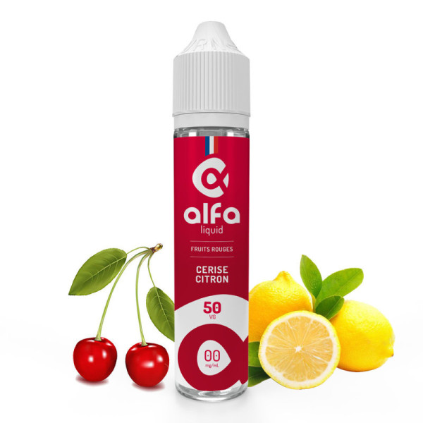 Kirsche-Zitrone 50 ml – Alfaliquid Fruchtige Aromen