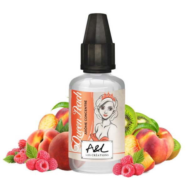 Arôme DIY Queen Peach 30ml - Les créations - A&L Arome & Liquide