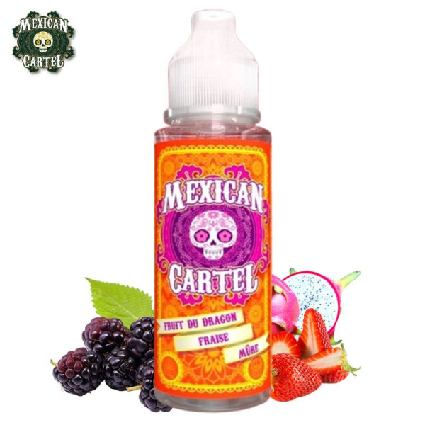 Fruit du Dragon Fraise Mûre 100ml - Mexican Cartel