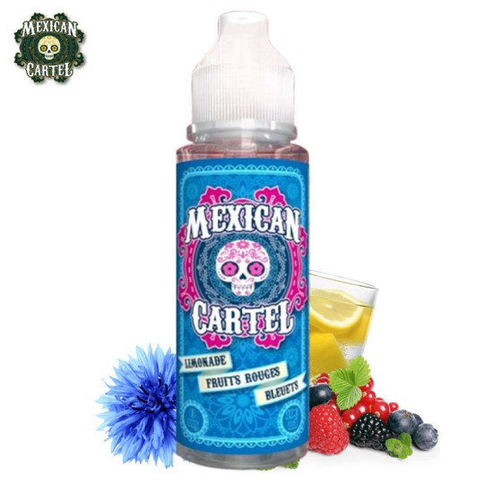 Limonade Fruits Rouges Bleuets 100ml - Mexican Cartel