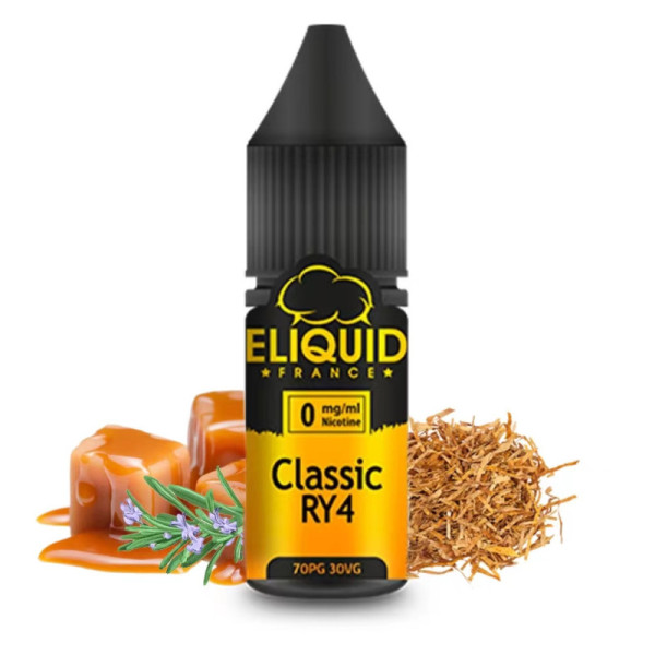 Classic RY4 10 ml – Eliquid France (Erhältlich in 0 mg, 3 mg, 6 mg, 12 mg, 18 mg)