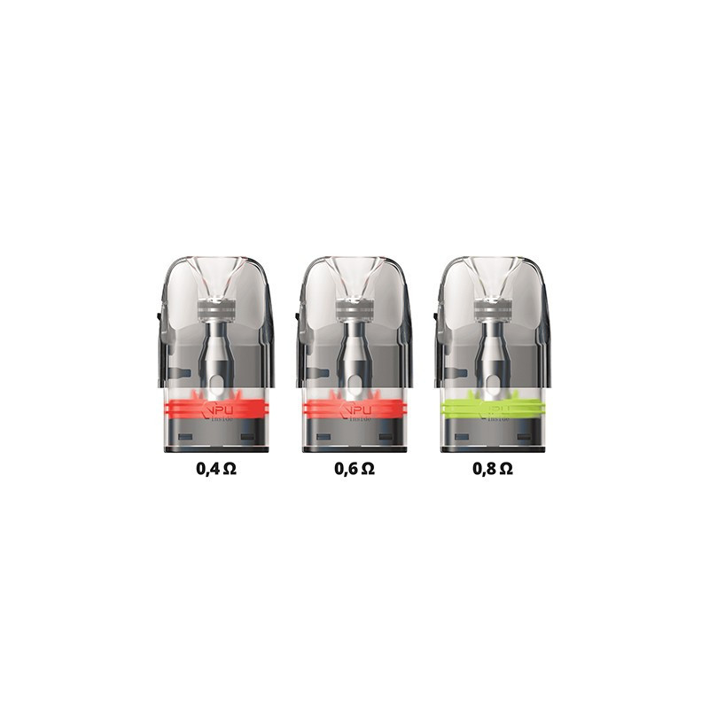 Pack de 3 cartouches Q Sidefill - GeekVape  - Cartouches de remplacement (disponible en 0.4ohm, 0,6ohm, 0.8ohm)