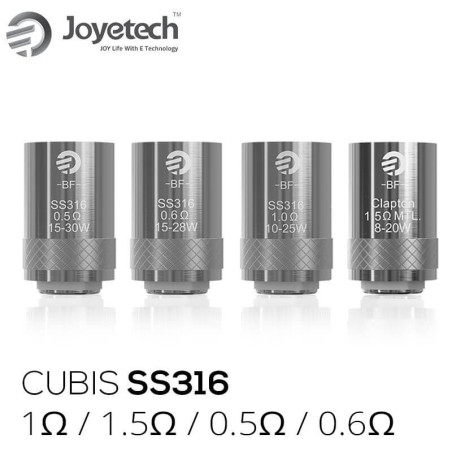 Cubis BF SS316 Coils - Joyetech - 0.6 Ohm Pack of 5