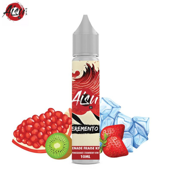 Grenade Fraise Kiwi 10ml Nic Salt - Eremento by Aisu