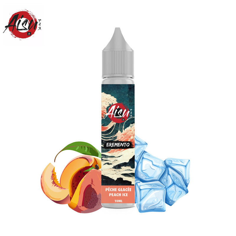 Iced Peach 10ml Nic Salt - Eremento by Aisu