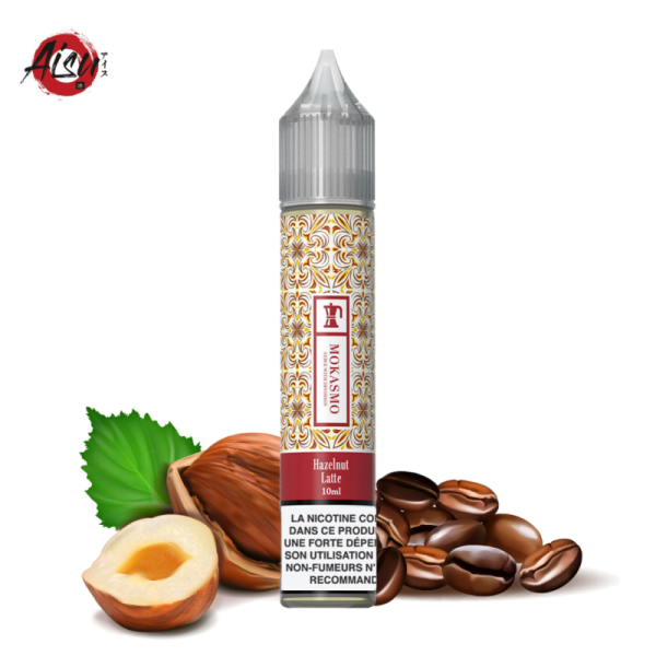 Hazelnut Latte 10 ml – Mokasmo von AISU Nic Salts